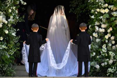 Свадебный наряд Меган Маркл поразил гостей церемонии