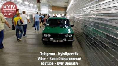 В Киеве видели необычного «героя парковки»