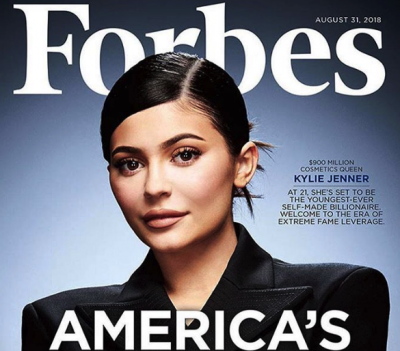 Кайли Дженнер украсила обложку Forbes