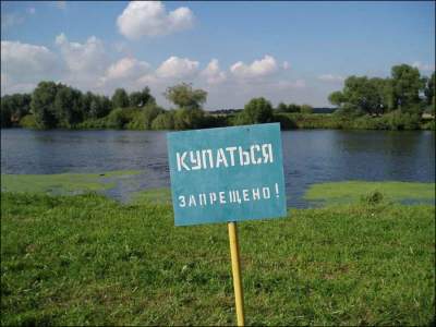 Киевлянам запретили купаться в озере на Теремках