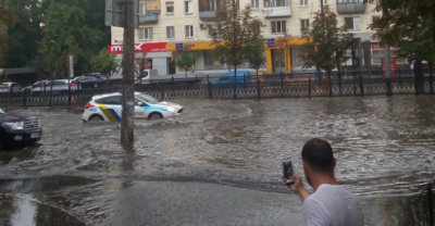 Непогода в Киеве: обнародована карта пробок