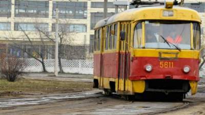 В Киеве некоторые трамваи на три дня перестанут ходить
