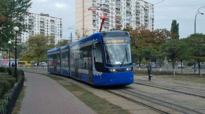 В Киеве временно прекратят движение трамваев