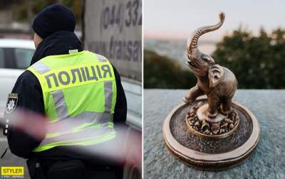 В Киеве украли миниатюрную бронзовую скульптуру